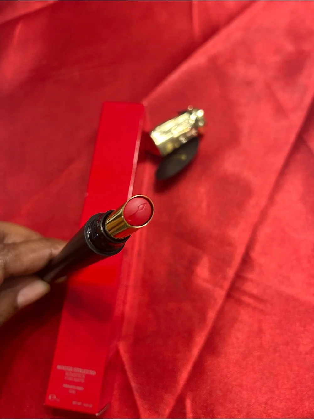 Christian Louboutin Rouge Stiletto Slimstick Lumi Matte Lipstick- Private Red